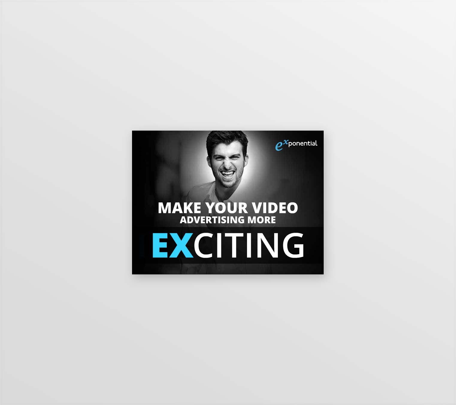 Digital marketing banner for Exponential