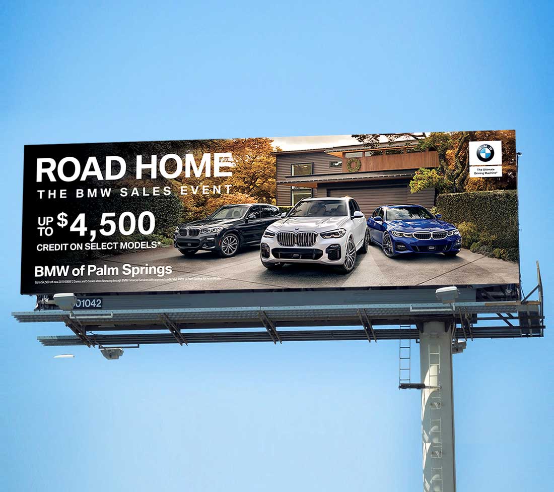 BMW of Palm Springs OOH Advertising
